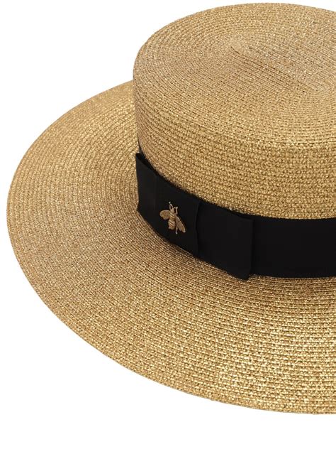 gucci straw hat sale|Gucci straw hat women.